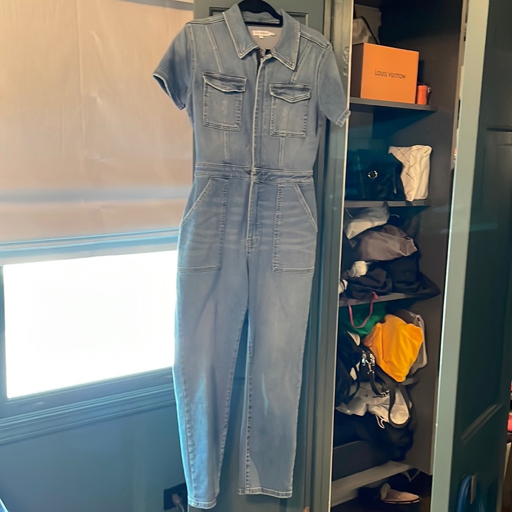 Good American Denim Jumpsuit